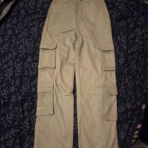 Women's Gray Cargo Pants